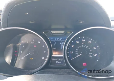 2013 Hyundai Veloster Turbo W/Black из США, поврежденный, VIN KMHTC6AE5DU100526